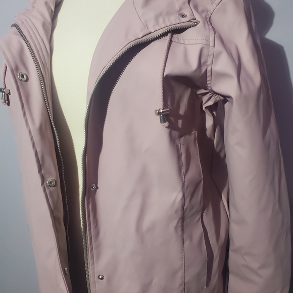 Asos fleece lined long raincoat - Picture 2 of 7